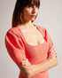 HAYLIY-Dresses-Feminine, flattering and a wardrobe staple, HAYLIY is ideal for day-to-night dressing. Cut with short puff sleeves, a square neckline and a zip fastening, this dress will be your go-to piece for bar-hopping and date nights.This product is made using FSC ® Viscose fibres. The fabric of this product is partly made of a more sustainable viscose fibre, which comes from responsibly managed forests. Skater dress Short puff sleeves Square neck Zip fastening Elasticated waistband Julia is 5'10" / 1.7